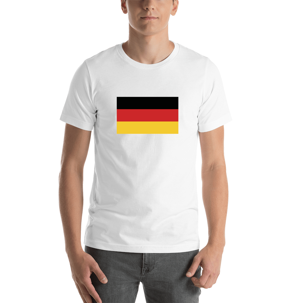 Germany Flag T-Shirt - White - Shirt View