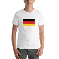 Thumbnail for Germany Flag T-Shirt - White - Shirt View