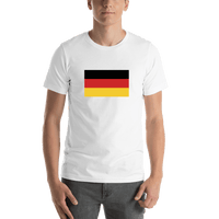 Thumbnail for Germany Flag T-Shirt - White - Shirt View