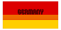Thumbnail for Personalized Germany Beach Towel - Front View