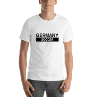 Thumbnail for Germany Soccer T-Shirt - White - Shirt View