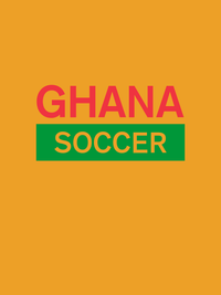 Thumbnail for Ghana Soccer T-Shirt - Yellow - Decorate View