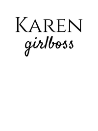 Thumbnail for Personalized Girlboss T-Shirt - White - Decorate View