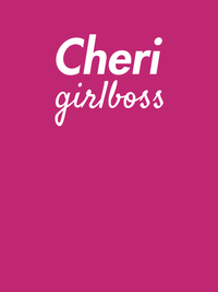 Thumbnail for Personalized Girlboss T-Shirt - Berry - Decorate View