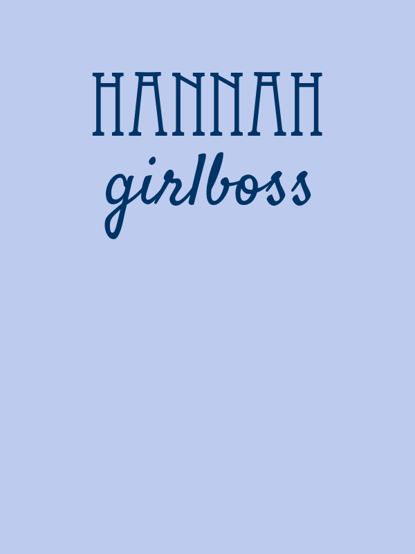 Personalized Girlboss T-Shirt - Heather Blue - Decorate View