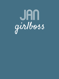 Thumbnail for Personalized Girlboss T-Shirt - Heather Deep Teal - Decorate View