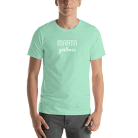Thumbnail for Personalized Girlboss T-Shirt - Heather Mint - Shirt View