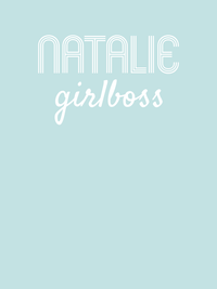 Thumbnail for Personalized Girlboss T-Shirt - Heather Prism Ice Blue - Decorate View