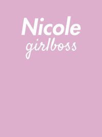 Thumbnail for Personalized Girlboss T-Shirt - Heather Prism Lilac - Decorate View