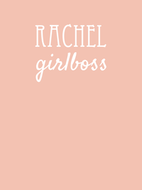 Thumbnail for Personalized Girlboss T-Shirt - Heather Prism Peach - Decorate View