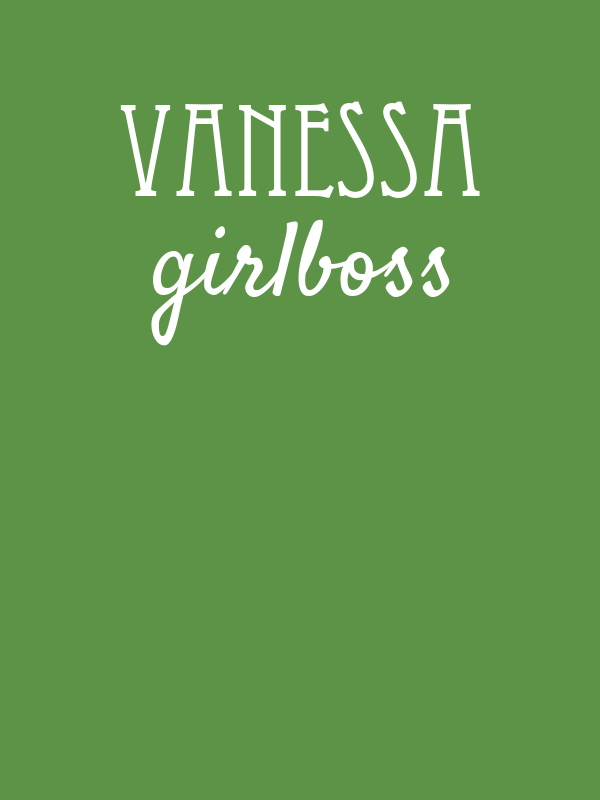 Personalized Girlboss T-Shirt - Leaf Green - Decorate View