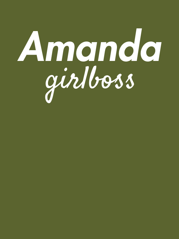 Personalized Girlboss T-Shirt - Olive - Decorate View