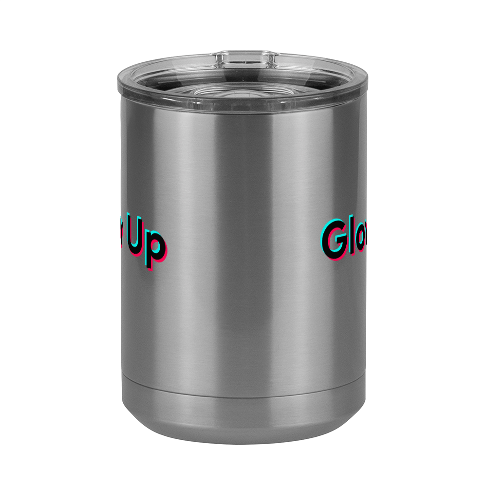 Glow Up Coffee Mug Tumbler with Handle (15 oz) - TikTok Trends - Front View