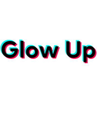 Thumbnail for Glow Up T-Shirt - White - TikTok Trends - Decorate View