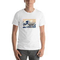 Thumbnail for Great Wave Off Kanagawa T-Shirt - White - Shirt View