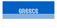 Thumbnail for Personalized Greece Beach Towel - Front View