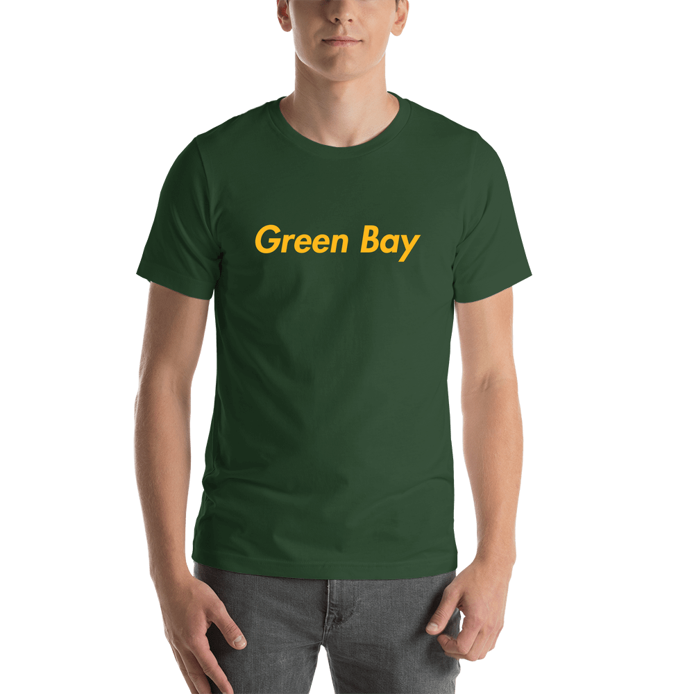 Personalized Green Bay T-Shirt - Green - Shirt View
