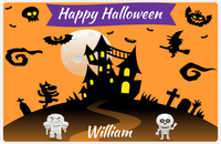 Thumbnail for Personalized Halloween Placemat VI - Moon Rising - Halloween Characters I -  View