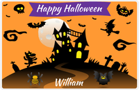 Thumbnail for Personalized Halloween Placemat VI - Moon Rising - Halloween Characters IV -  View