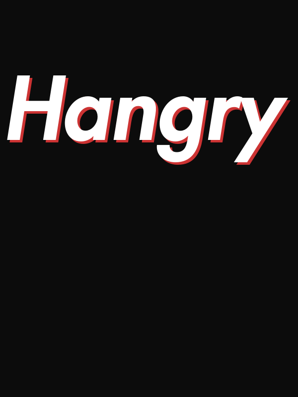 Hangry T-Shirt - Black - Decorate View