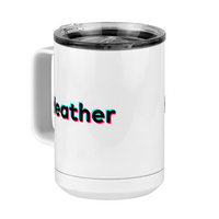 Thumbnail for Heather Coffee Mug Tumbler with Handle (15 oz) - TikTok Trends - Front Left View
