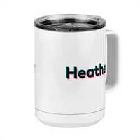 Thumbnail for Heather Coffee Mug Tumbler with Handle (15 oz) - TikTok Trends - Front Right View