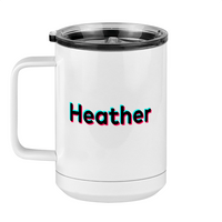 Thumbnail for Heather Coffee Mug Tumbler with Handle (15 oz) - TikTok Trends - Left View