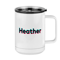 Thumbnail for Heather Coffee Mug Tumbler with Handle (15 oz) - TikTok Trends - Right View