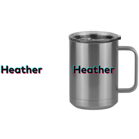 Thumbnail for Heather Coffee Mug Tumbler with Handle (15 oz) - TikTok Trends - Design View