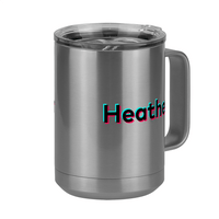 Thumbnail for Heather Coffee Mug Tumbler with Handle (15 oz) - TikTok Trends - Front Right View