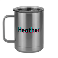 Thumbnail for Heather Coffee Mug Tumbler with Handle (15 oz) - TikTok Trends - Left View