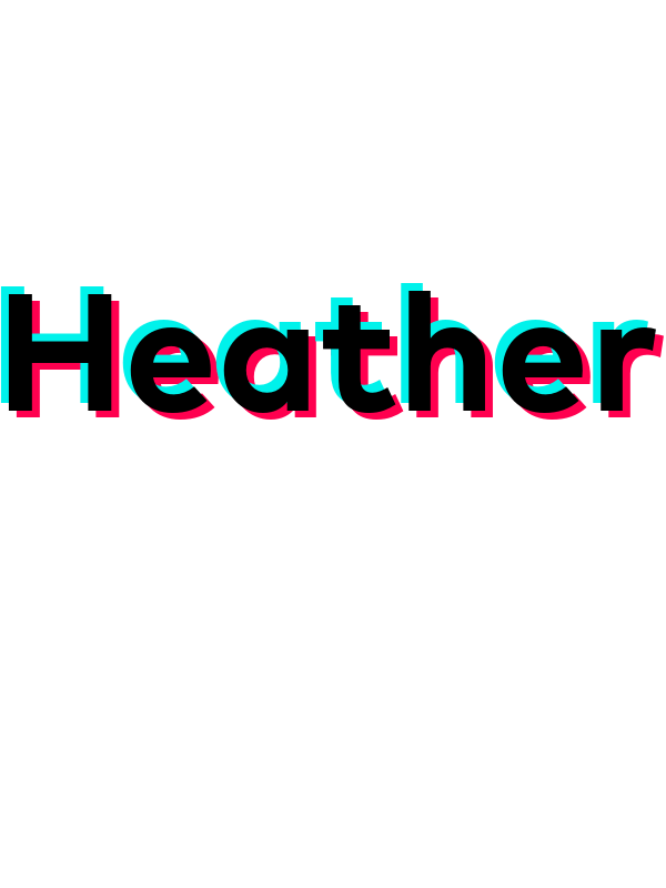 Heather T-Shirt - White - TikTok Trends - Decorate View