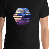 Thumbnail for Hexagon Beach T-Shirt - Shirt Close-Up View