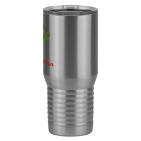 Thumbnail for Personalized Holly Leaves Tall Travel Tumbler (20 oz) - Front print - Right View