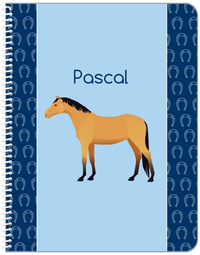 Thumbnail for Personalized Horses Notebook IV - Buckskin Horse - Front View