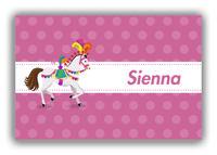 Thumbnail for Personalized Horses Canvas Wrap & Photo Print III - Polka Dots - Circus Horse IV - Front View