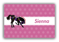 Thumbnail for Personalized Horses Canvas Wrap & Photo Print III - Polka Dots - Circus Horse VI - Front View