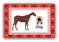 Thumbnail for Personalized Horses Canvas Wrap & Photo Print IX - Flaxen Chestnut Horse - Front View