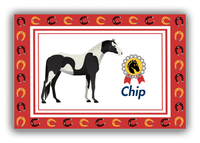 Thumbnail for Personalized Horses Canvas Wrap & Photo Print IX - Piebald Horse - Front View