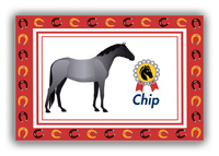 Thumbnail for Personalized Horses Canvas Wrap & Photo Print IX - Blue Roan Horse - Front View