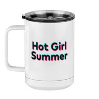 Thumbnail for Hot Girl Summer Coffee Mug Tumbler with Handle (15 oz) - TikTok Trends - Left View