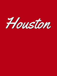 Thumbnail for Personalized Houston T-Shirt - Red - Decorate View