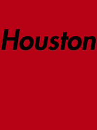 Thumbnail for Personalized Houston T-Shirt - Red - Decorate View