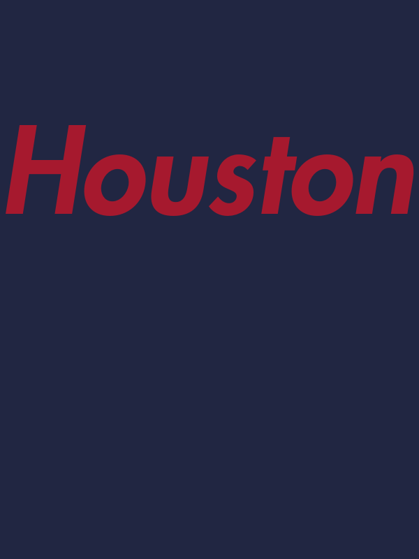 Personalized Houston T-Shirt - Blue - Decorate View