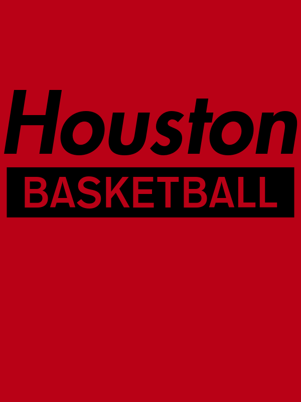 Houston Basketball T-Shirt - Red - Decorate View