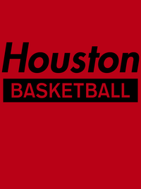 Thumbnail for Houston Basketball T-Shirt - Red - Decorate View