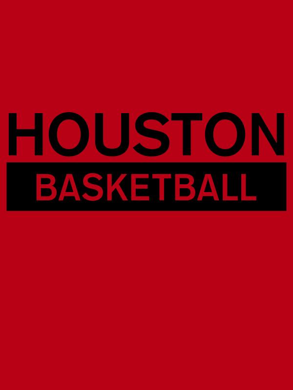 Houston Basketball T-Shirt - Red - Decorate View