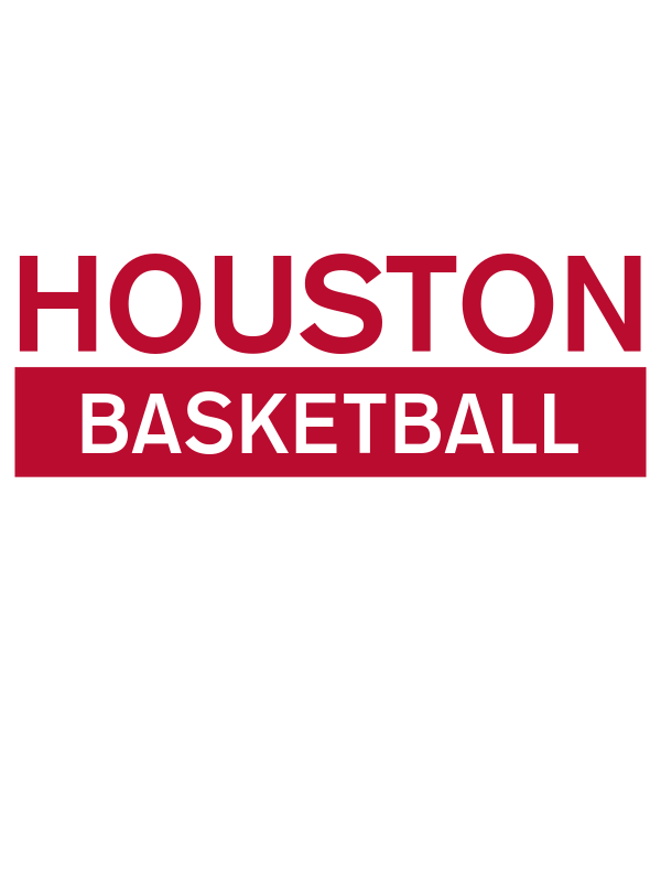 Houston Basketball T-Shirt - White - Decorate View