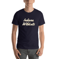 Thumbnail for Personalized Indiana T-Shirt - Blue - Shirt View