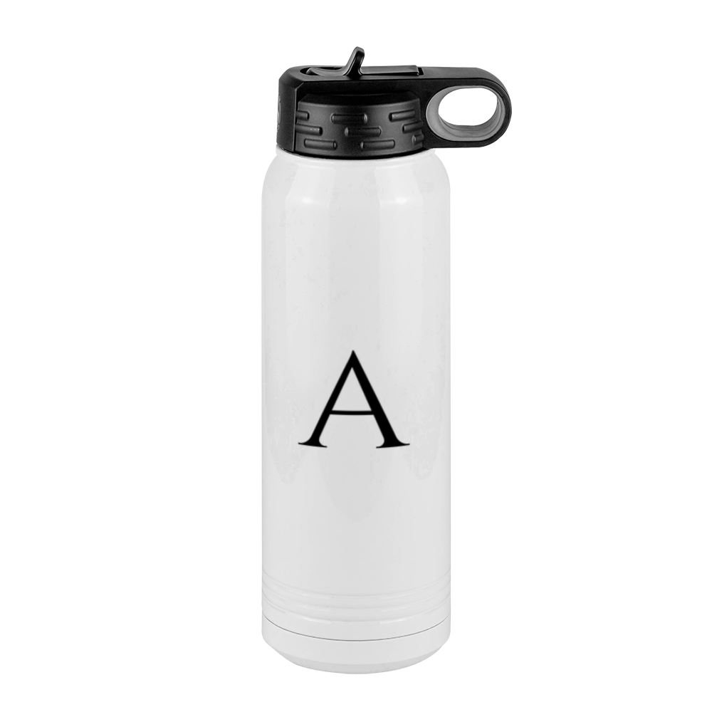 Personalized Initial Water Bottle (30 oz) - Right View